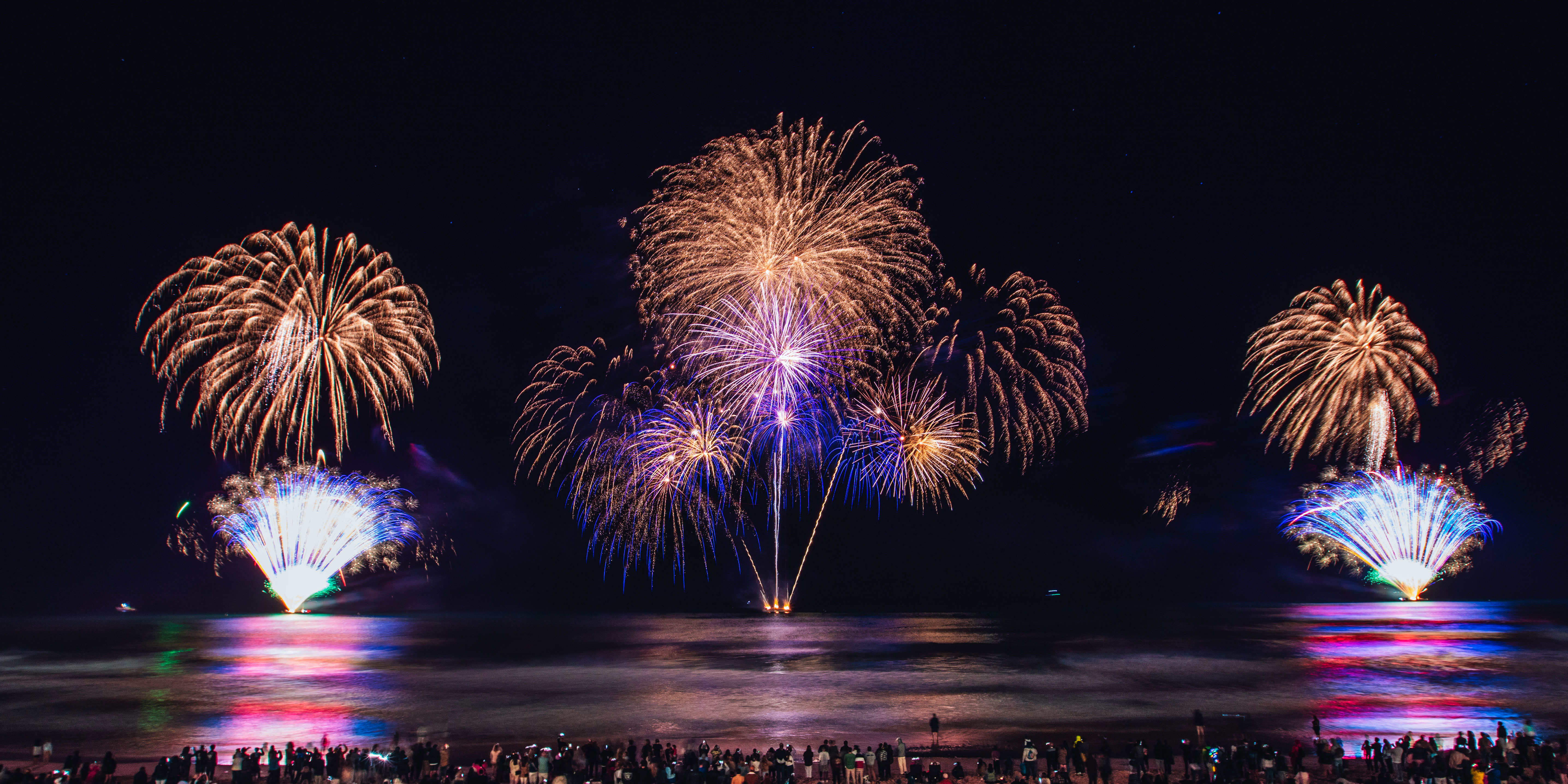 Fireworks banner